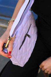 Hindbag Margault Stepp-Umhängetasche – Flieder