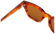 MessyWeekend Jean Blue Light Sun Lesebrille – Braune Lava