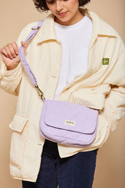 Hindbag Margault Stepp-Umhängetasche – Flieder