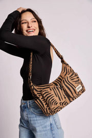 Hindbag Emile Umhängetasche mit mehreren Taschen – Cinnamon Tiger Brown