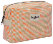 Hindbag Leon gewebter Kulturbeutel – Korallenrosa