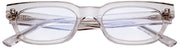 MessyWeekend Jenner Blaulicht-Lesebrille – Klar/Paloma Beige