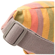 Roka Kleine Gürteltasche aus Baumwollcanvas von Mill Hill – Faded Multi Stripe