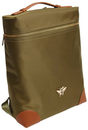 Alice Wheeler London Shoreditch Primrose Leichter Rucksack – Olivgrün