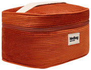 Hindbag Gaspard Kosmetiktasche – Samt Ziegelorange
