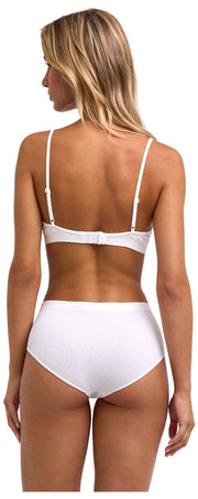 Falke Tägliches nahtloses Bustier-Bralette – Weiß