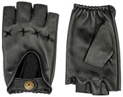 Dents Die Suited Racer Gripper Leder-Fahrhandschuhe – Schwarz