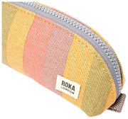 Roka Tate Kleine Baumwoll-Canvas-Tasche – Faded Multi Stripe