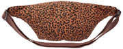 Roka Mill Hill Baumwoll-Canvas-Gürteltasche – Mini Leopard Brown