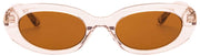 MessyWeekend Lola Blue Light Sun Lesebrille – Braun/Paloma Beige