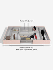 Stackers Make-up-Organizer in der Schublade – Blush Pink