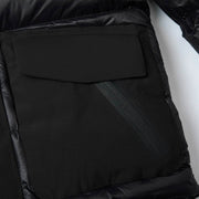 Helvetica Mountain Pioneers Queyras Hodded Daunenjacke – Schwarz
