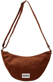 Hinterbeutel Andrea Half Moon Bag - Schokoladenbraun