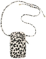 Hindbag Bill Handytasche – Leopard Off White