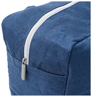 Roka Sloane Mittelgroße Baumwoll-Canvas-Einkaufstasche – Admiralblau