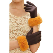 powder-bettina-gloves---chocolate-brownmustard-yellow-34448323