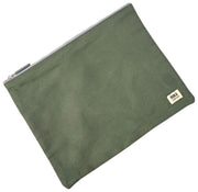 Roka Somerset Große Babytasche aus Baumwollcanvas – Weidengrün