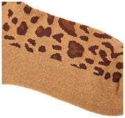 Roka Wembley Anke Socken – Savannah Leopard Sand Beige