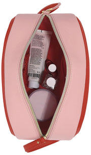 Stackers Herz-Kosmetiktasche – Rosa/Rot