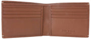 Ted Baker Sidnny Portemonnaie aus genarbtem Leder – Hellbraun
