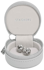 Stackers Oyster Travel Schmuckkästchen – Kieselgrau