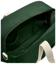 Hindbag Charlie Bowlingtasche – Samt, Kieferngrün