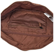 Roka Mill Hill Baumwoll-Canvas-Gürteltasche – Mini Leopard Brown