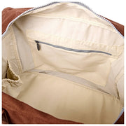 Roka Sloane Mittelgroße Baumwoll-Canvas-Einkaufstasche – Lindt Brown