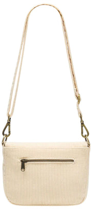 Hindbag Margault Umhängetasche – Samtbeige