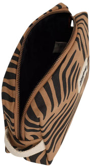 Hindbag Leon Kulturbeutel – Zebra Zimtbraun