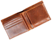 Dents Itchen Coin Bifold Portemonnaie – Cognacbraun