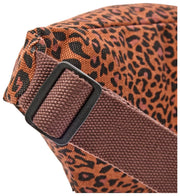 Roka Mill Hill Baumwoll-Canvas-Gürteltasche – Mini Leopard Brown