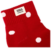 Roka Wembley-Söckchen – Scarlet Red Dot