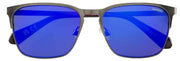 Superdry Flachblech quadratische Sonnenbrille - grau