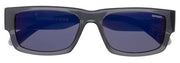 Superdry 90s inspirierte flache Augen weiche rechteckige Sonnenbrille - grau