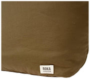 Roka Oxford Medium Taslon Umhängetasche – Moosbraun