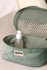 Hindbag Gaspard Kosmetiktasche – Samt Mintgrün