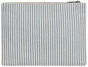 Hindbag Ema Medium Reißverschlusstasche – Blaue Streifen