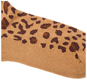 Roka Wimbledon Crew Socken – Savannah Leopard Sand Beige