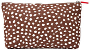 Roka Maida Vale Mittelgroßer Baumwoll-Canvas-Beutel – Brown Dot