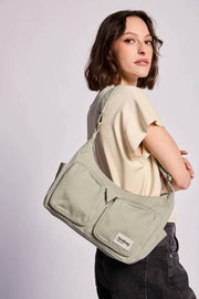 Hindbag Emile Umhängetasche mit mehreren Taschen – Tongrün