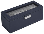 Stackers 4-teilige Uhrenbox – Marineblau