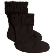 hunter-recycled-6-stitch-cable-short-boot-socks---black-34596828