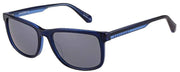 Superdry handgefertigte Acetat rechteckige Sonnenbrille - Blau