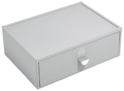 Stackers Klassischer Make-up-Organizer mit Schublade – Kieselgrau