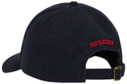 Superdry & Co SD bestickte Baseballkappe – Dunkelstes Marineblau