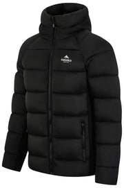 Helvetica Mountain Pioneers Sniper Daunenjacke mit Kapuze – Schwarz