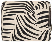 Hindbag Alix Extra großer Kulturbeutel – Ecru Zebra