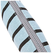 Roka Maida Vale Kleiner Baumwoll-Canvas-Beutel – Blau gestreift