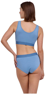 Falke Daily Comfort 2er-Pack Bustier-Bralette – Blau/Beige